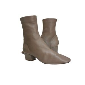 Rouje Lara Leather Block Heel Ankle Boots size EU 38 (US 8.5)